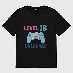 Мужская футболка оверсайз 18 уровень жизни