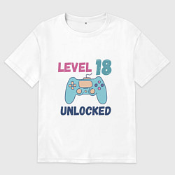 Мужская футболка оверсайз 18 уровень жизни