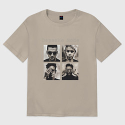 Мужская футболка оверсайз Depeche Mode - Violator Live 01