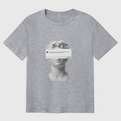 Мужская футболка оверсайз Антиной error