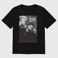 Футболка оверсайз мужская Depeche Mode 90 Violator, цвет: черный