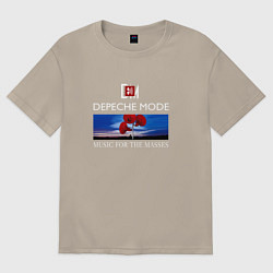 Мужская футболка оверсайз Depeche Mode - Music for the Masses logo