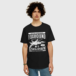 Футболка оверсайз мужская Миг-31 Foxhound, цвет: черный — фото 2