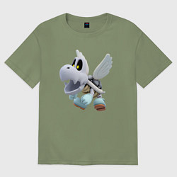 Мужская футболка оверсайз Купа-скелет