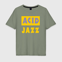 Мужская футболка оверсайз Acid jazz