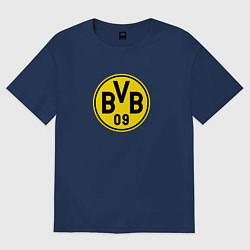 Футболка оверсайз мужская Borussia fc sport, цвет: тёмно-синий