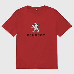 Мужская футболка оверсайз Peugeot sport auto