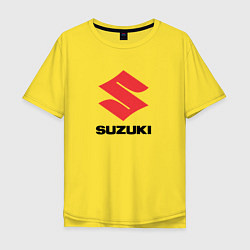 Футболка оверсайз мужская Suzuki sport auto, цвет: желтый