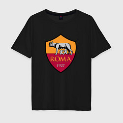 Футболка оверсайз мужская Roma sport fc, цвет: черный