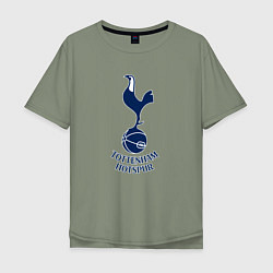 Футболка оверсайз мужская Tottenham Hotspur fc sport, цвет: авокадо