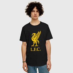 Футболка оверсайз мужская Liverpool sport fc, цвет: черный — фото 2