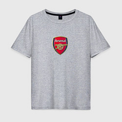 Футболка оверсайз мужская Arsenal fc sport club, цвет: меланж