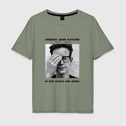 Мужская футболка оверсайз Depeche Mode - Andy Fletcher