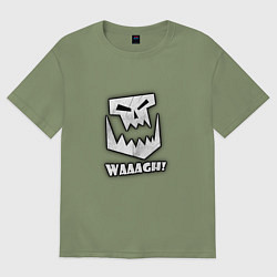 Футболка оверсайз мужская Waaagh, цвет: авокадо
