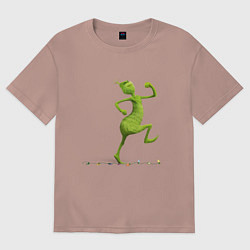 Мужская футболка оверсайз Веселый Гринч похититель Рождества