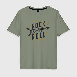 Мужская футболка оверсайз Power of rock n roll