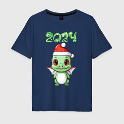 Мужская футболка оверсайз Символ года 2024 дракон