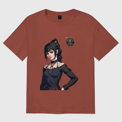 Мужская футболка оверсайз Shadowheart - балдурс гейт 3