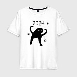 Мужская футболка оверсайз 2024 - ъуъ мем