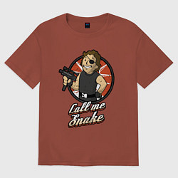 Мужская футболка оверсайз Vault snake