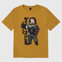 Мужская футболка оверсайз Vault - Snake solid