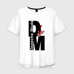Мужская футболка оверсайз Depeche Mode - Rose Violator