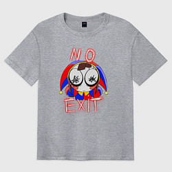 Мужская футболка оверсайз No exit Pomni