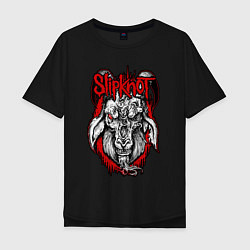 Мужская футболка оверсайз Slipknot - rotten goat