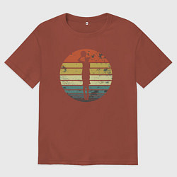 Мужская футболка оверсайз Basketball girl