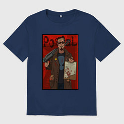 Мужская футболка оверсайз Postal - petition