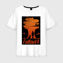 Мужская футболка оверсайз Fallout 4 dog