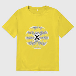 Мужская футболка оверсайз Йух