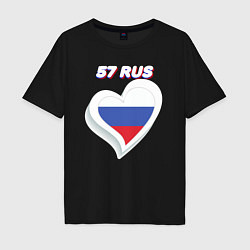 Мужская футболка оверсайз 57 регион Орловская область