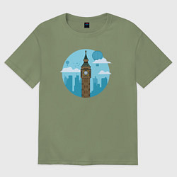 Мужская футболка оверсайз Биг-бен