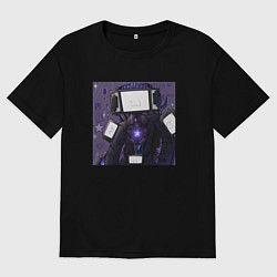 Мужская футболка оверсайз Funny Titan TV Man