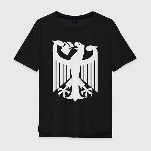 Мужская футболка оверсайз Немецкое пиво / Черный – фото 1