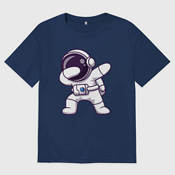 Футболка оверсайз мужская Космонавт dab, цвет: тёмно-синий