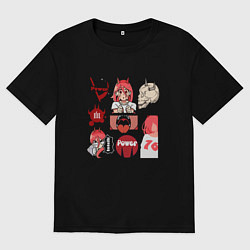 Футболка оверсайз мужская Такая разная Пауэр, цвет: черный