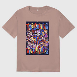 Мужская футболка оверсайз Удивительный цифровой цирк в сборе