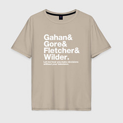 Мужская футболка оверсайз Depeche Mode - GGFW