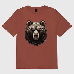 Мужская футболка оверсайз Хозяин тайги