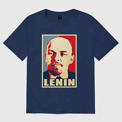 Мужская футболка оверсайз Владимир Ильич Ленин