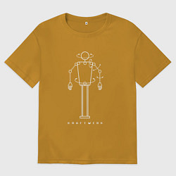 Мужская футболка оверсайз Kraftwerk - Robot