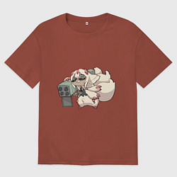 Мужская футболка оверсайз Опасная Фапута