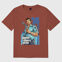 Мужская футболка оверсайз GTA - Томми Версетти