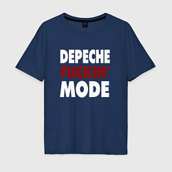 Футболка оверсайз мужская Depeche Funkin Mode, цвет: тёмно-синий