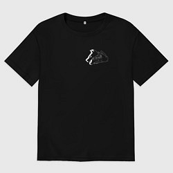 Футболка оверсайз мужская Мегуми Фушигуро, цвет: черный