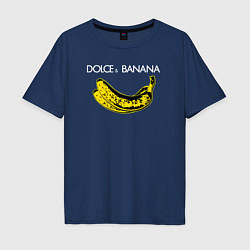 Футболка оверсайз мужская Dolce Banana, цвет: тёмно-синий