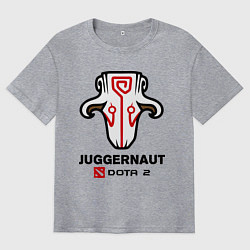 Мужская футболка оверсайз Juggernaut Dota 2
