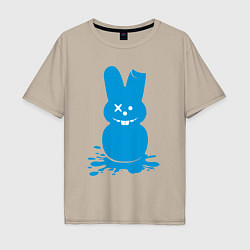 Мужская футболка оверсайз Blue bunny